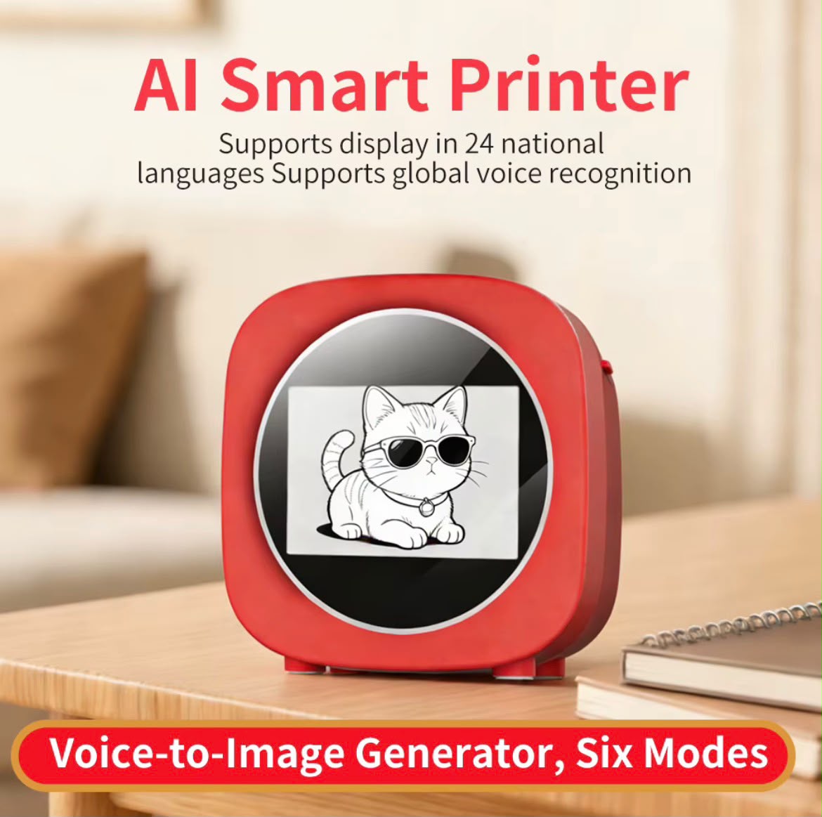 Joyful AI Sticker Printer for Kids' Creativity